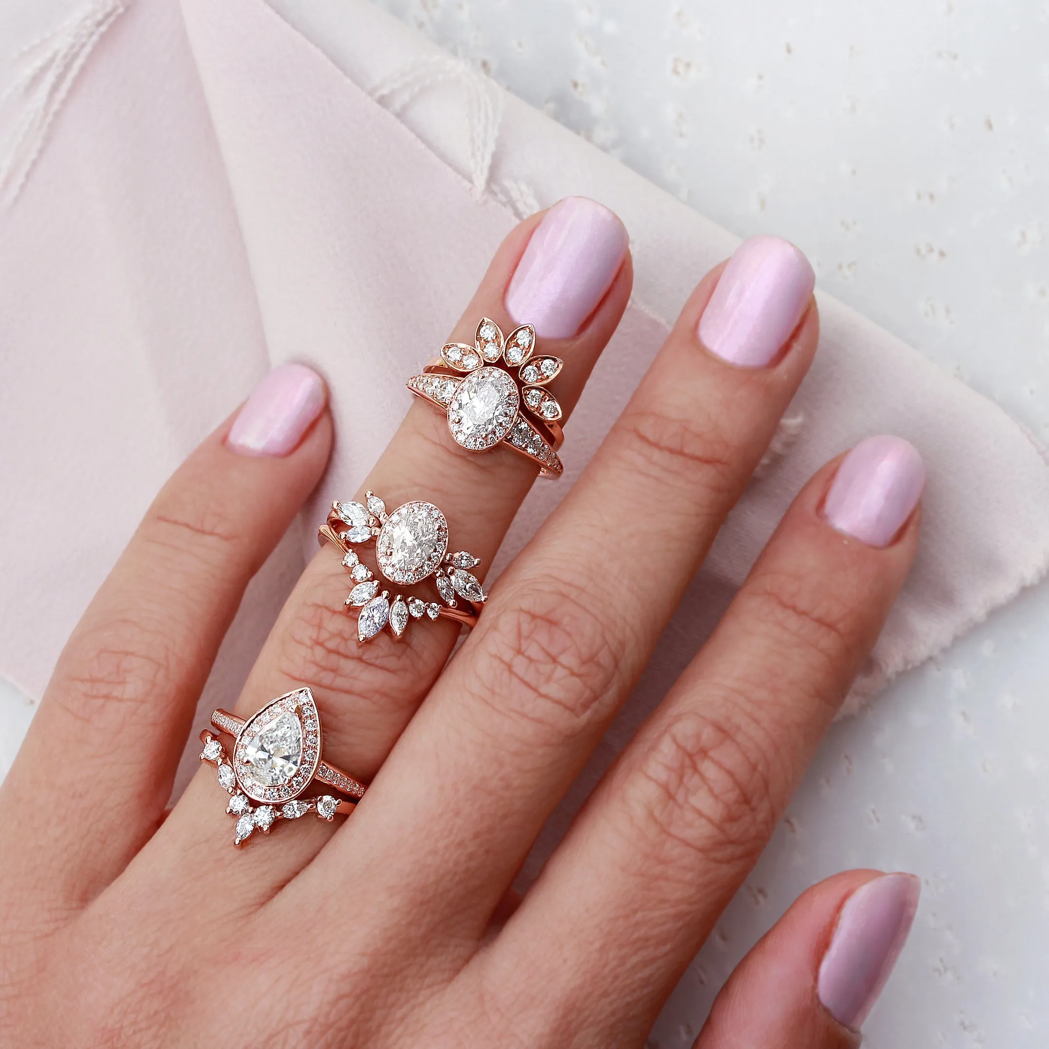 Oval Diamond 0.98ct Vintage Engagement Ring, "Donna" ♥