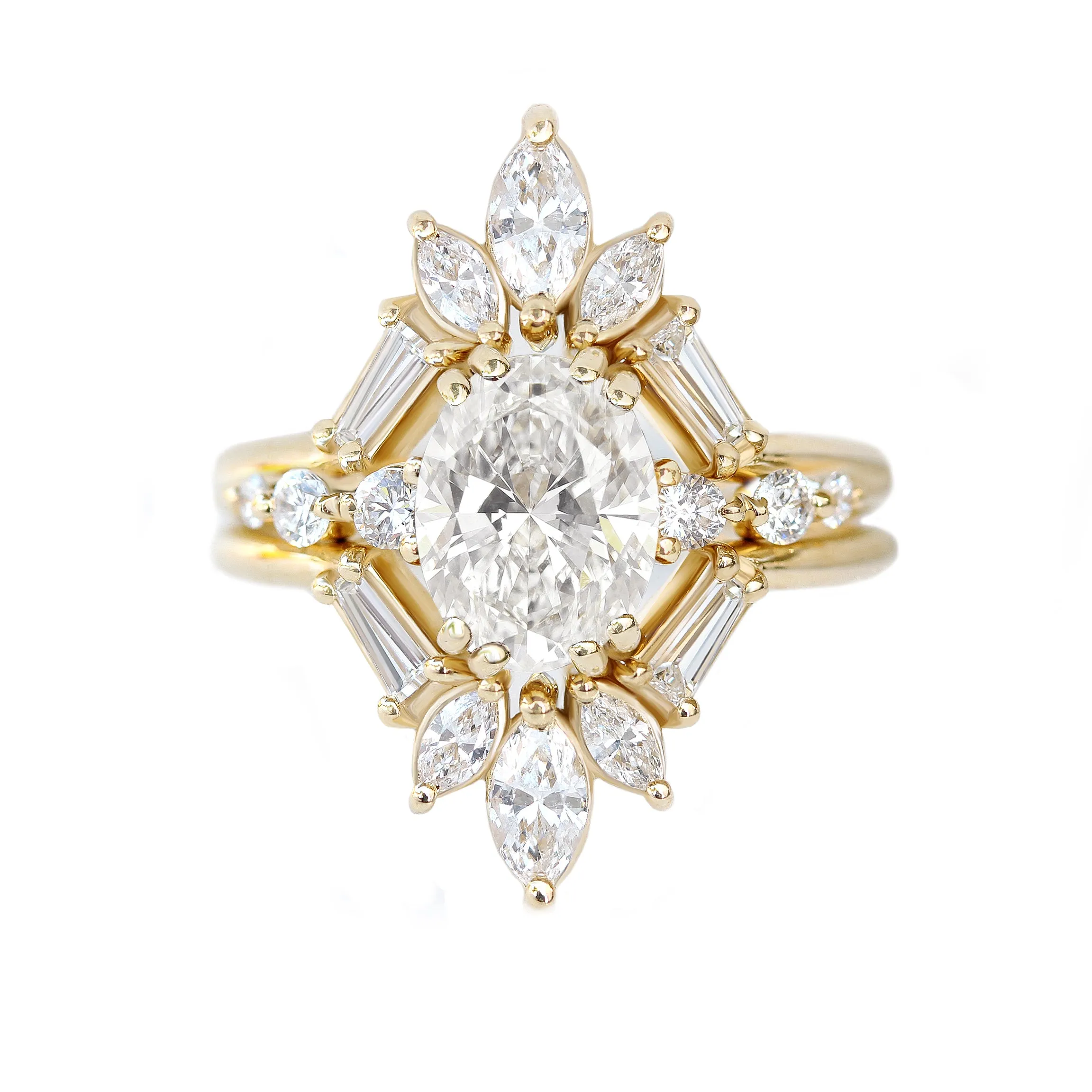 Oval Diamond Engagement Ring, Candy Pop