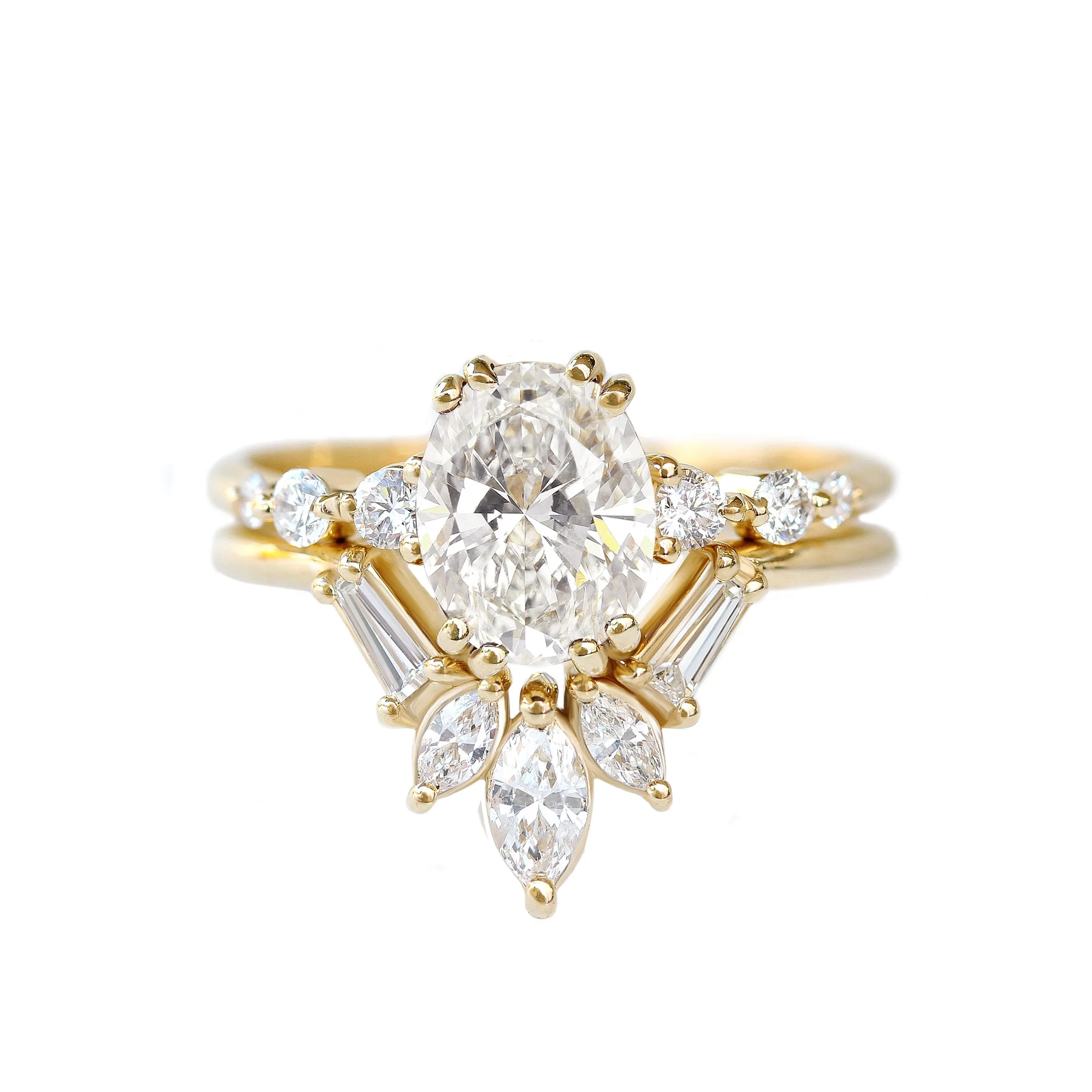 Oval Diamond Engagement Ring, Candy Pop