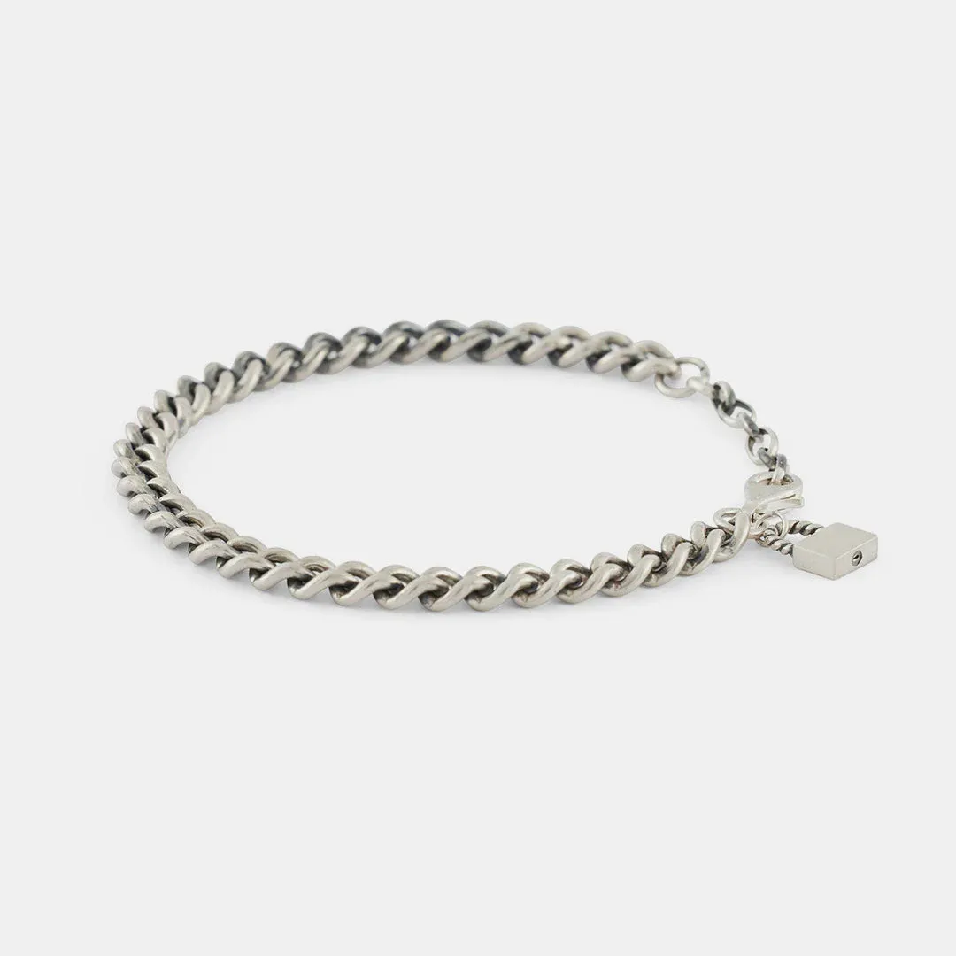 Padlock Bracelet | Silver