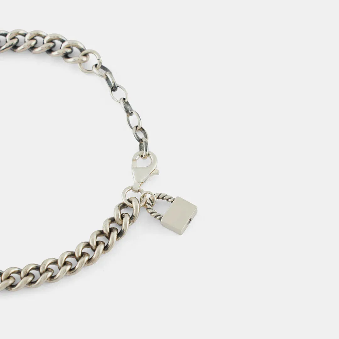 Padlock Bracelet | Silver