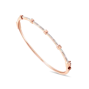 PYRAMID DIAMOND STUD BANGLE