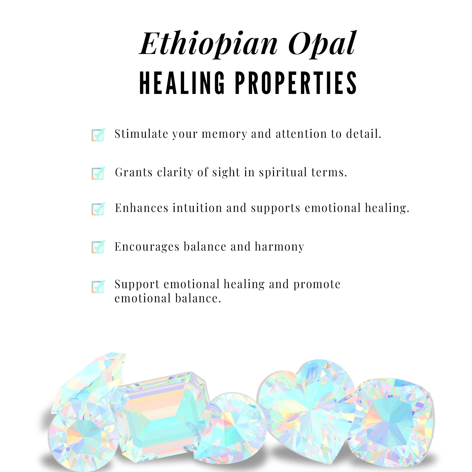Real Ethiopian Opal and Diamond Heart Cartilage Earring in Gold