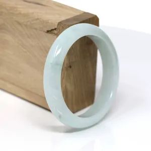 Real Jadeite Jade Bangle Bracelet ( 55.58 mm )#443