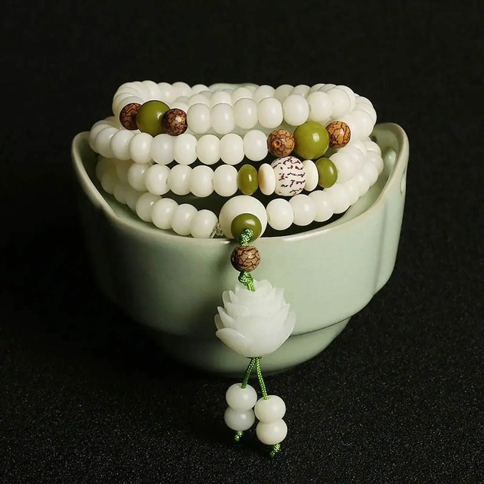 Root Bracelet 108 Buddha Beads