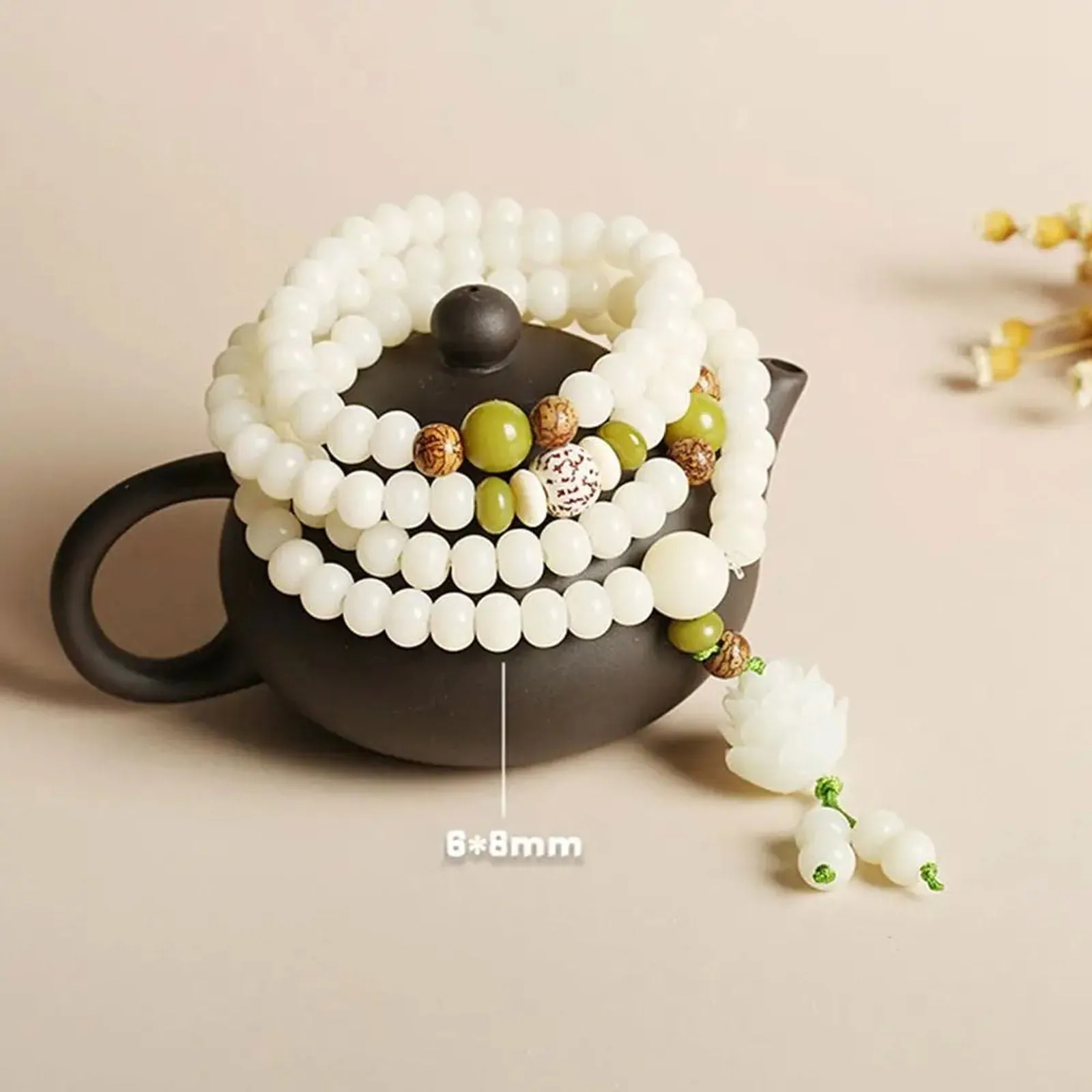 Root Bracelet 108 Buddha Beads