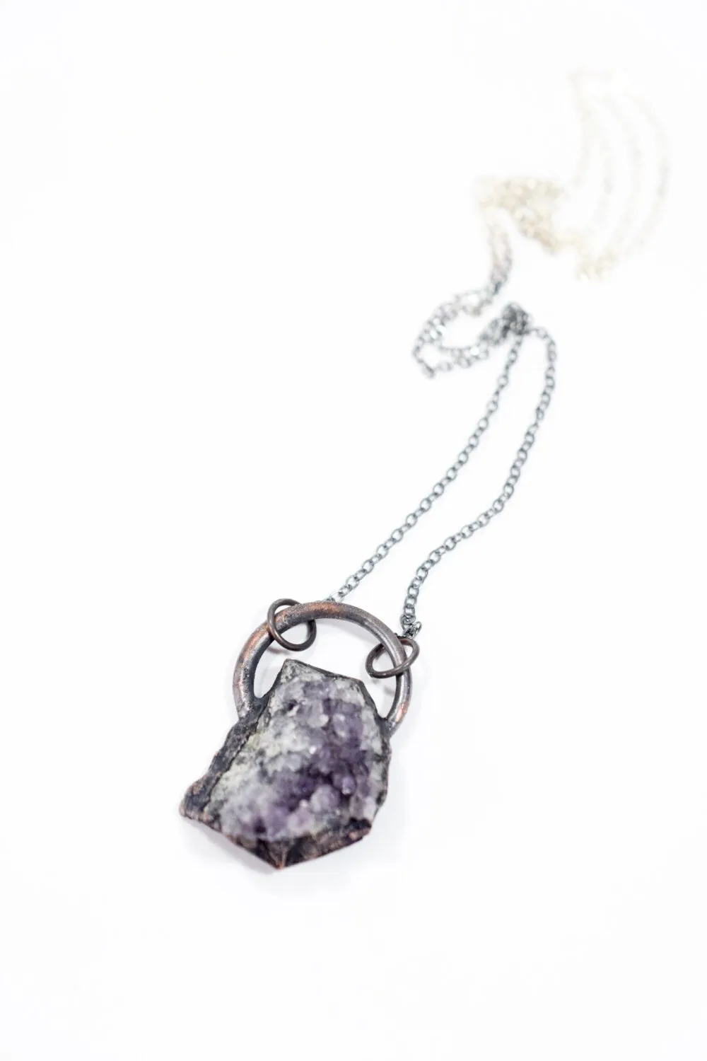 SALE Amethyst crystal necklace | February Birthstone Necklace