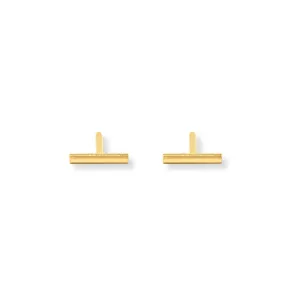 Short Bar Earring Studs