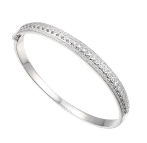Silver Titanic Bangle