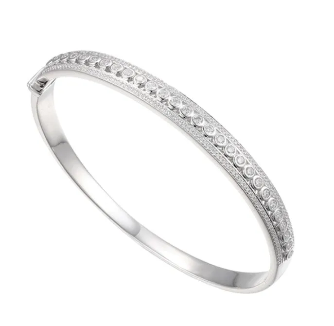 Silver Titanic Bangle