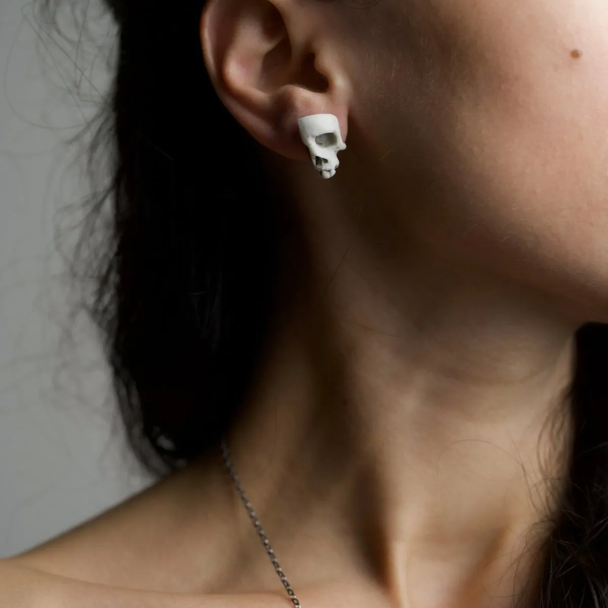 Skull Fragment earring