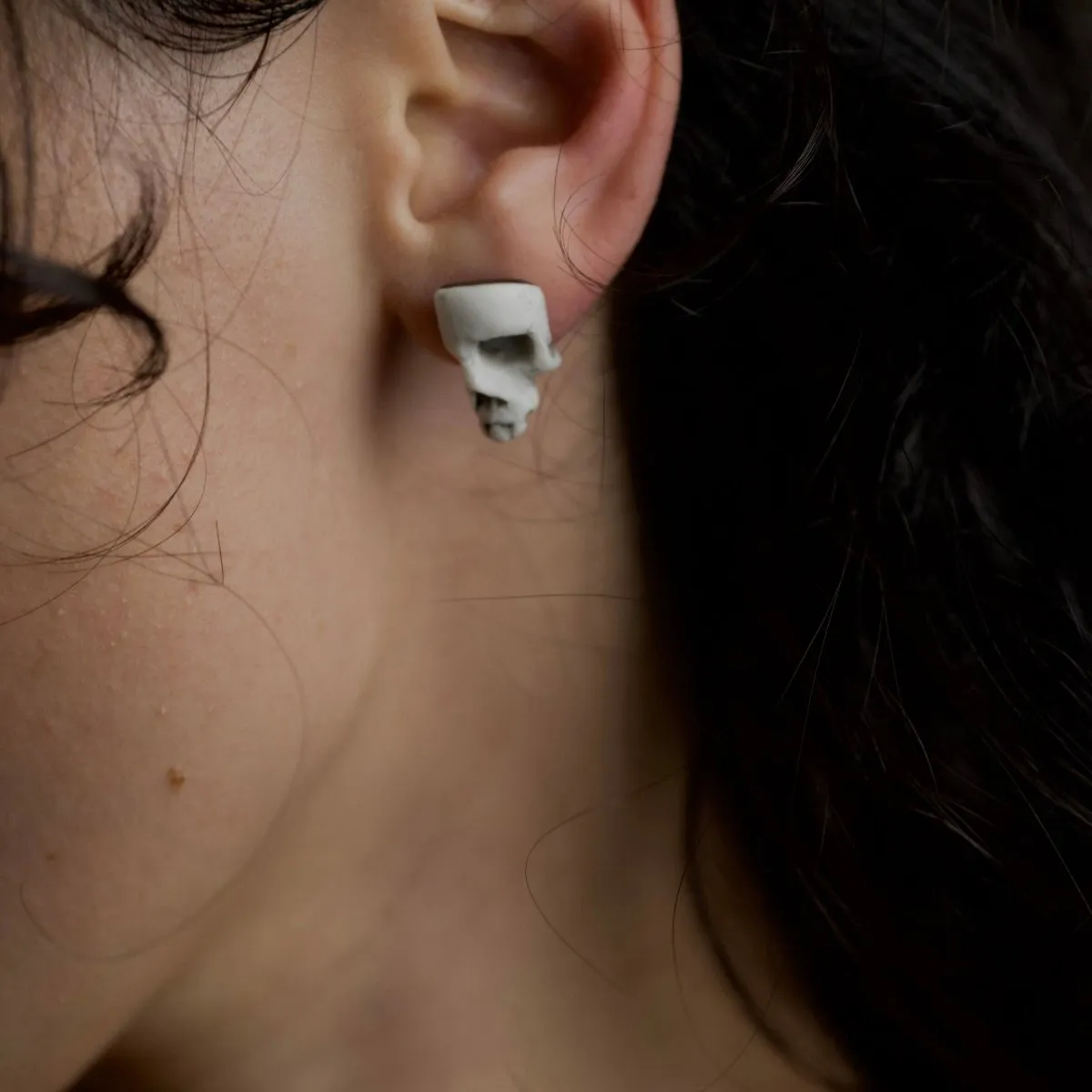 Skull Fragment earring