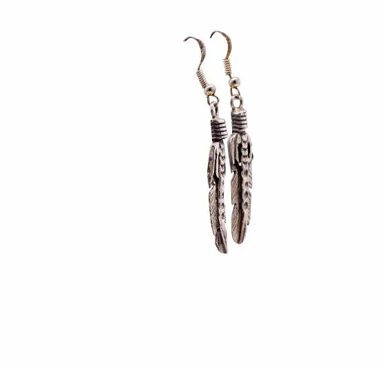 Spiderweb Kingman Feather Necklace | Bernita Begay