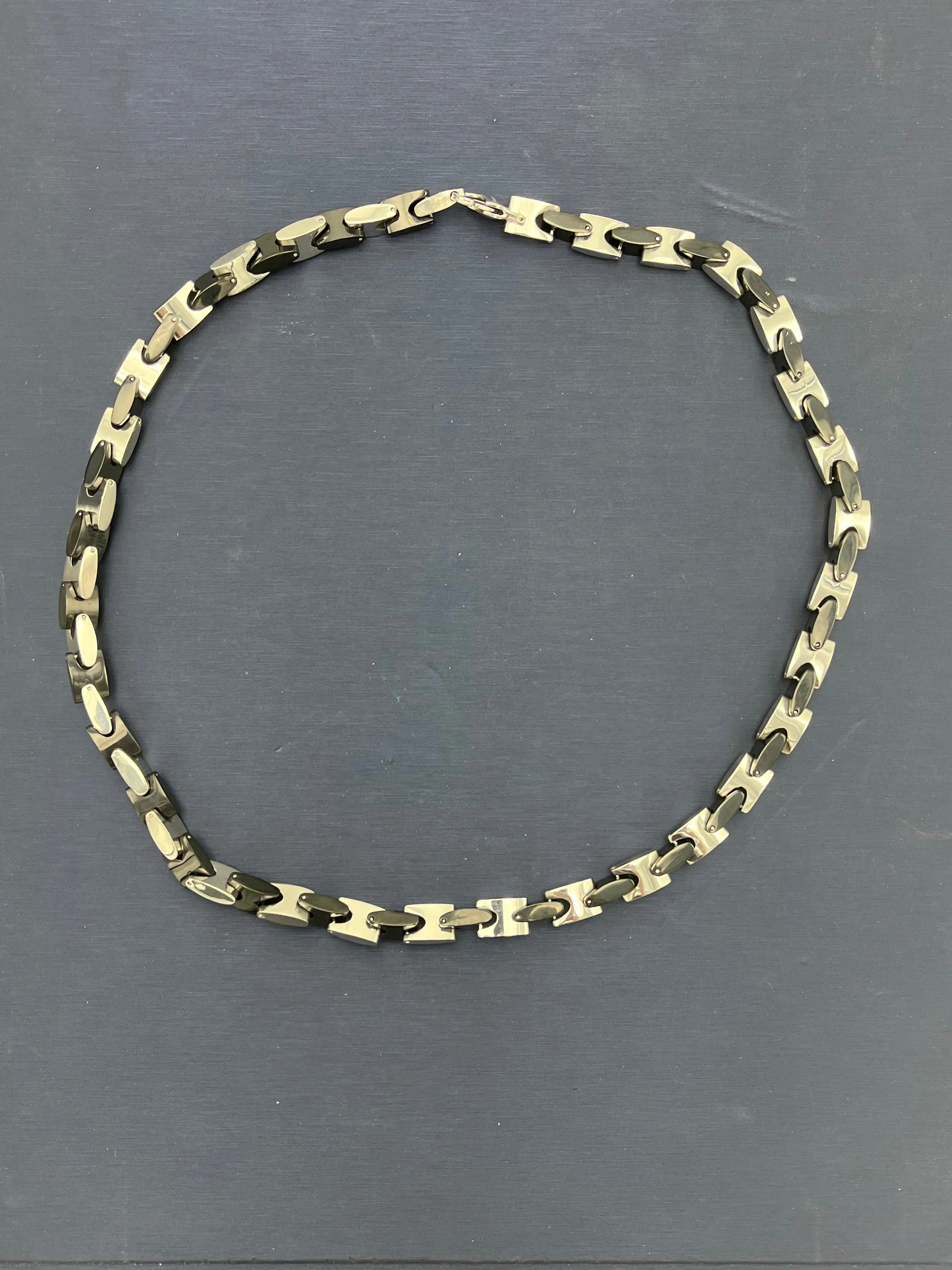 Stainless Steel Long Interlock Bones Link Chain 9mm SALE