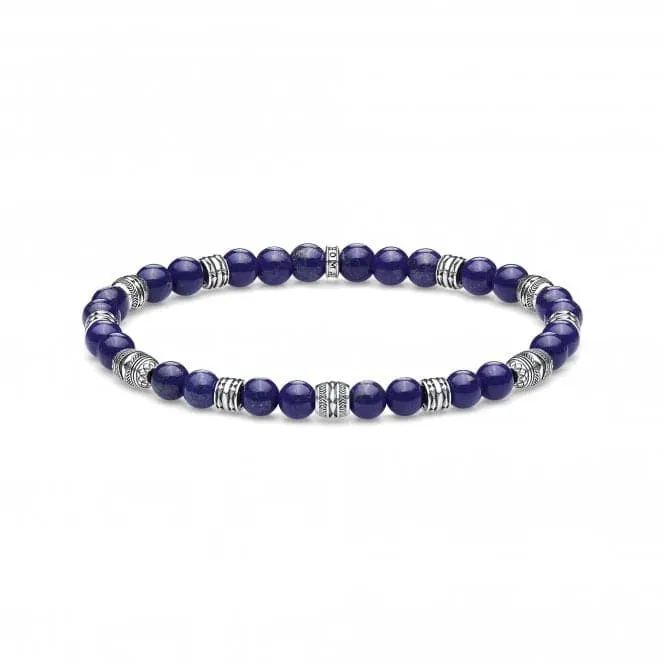Thomas Sabo Blue Lucky Charm Beaded Bracelet A1923-531-1