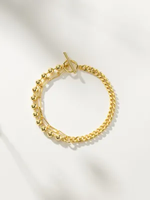 Three's a Party Chain Bracelet