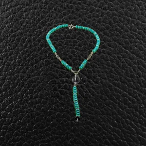 Turquoise & Amethyst Bead Necklace