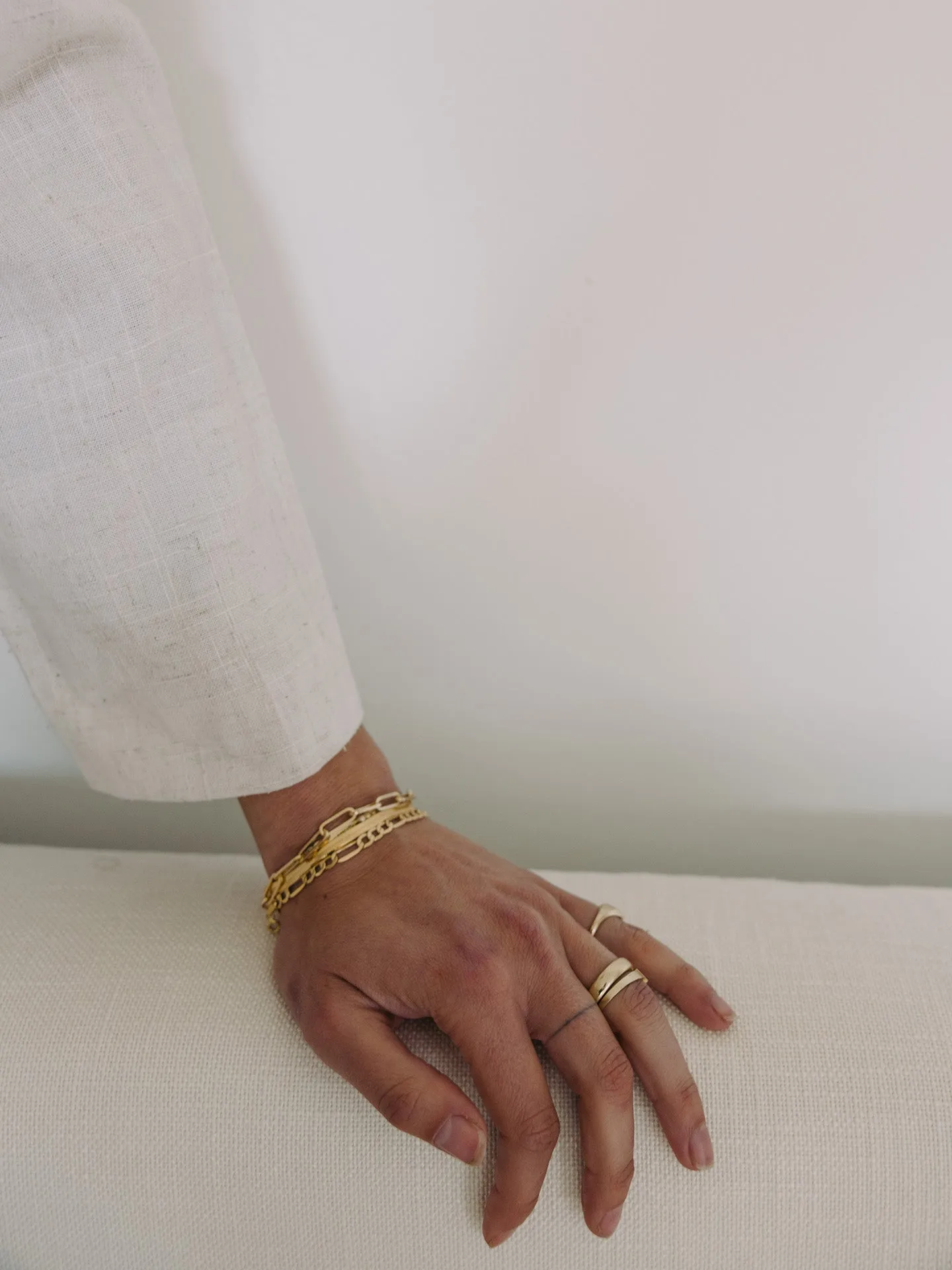 XL Boxy Long Link Bracelet